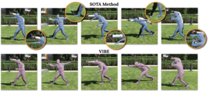 VIBE: Video Inference for Human Body Pose and Shape Estimation